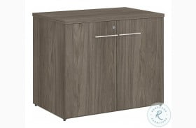 Office 500 Modern Hickory 36" Storage Cabinet With Doors