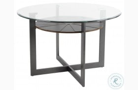 Olson Caramel And Charcoal Dining Table