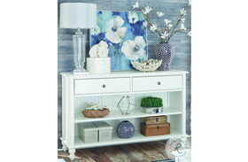 Cottage Beach White 54" Console Table
