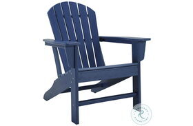 Sundown Treasure Blue Outdoor Adirondack Chair