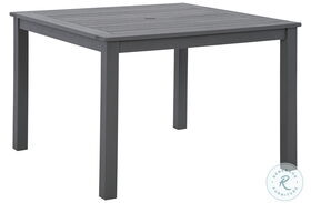 Eden Town Grey Outdoor Square Dining Table