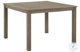 Aria Plains Brown Outdoor Square Dining Table