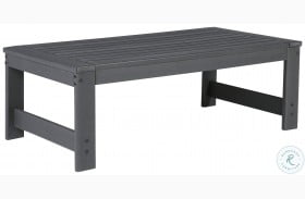 Amora Charcoal Gray Outdoor Coffee Table