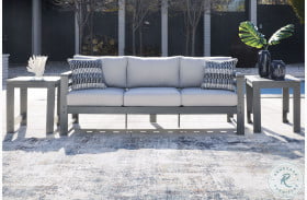 Amora Charcoal Gray Outdoor Sofa