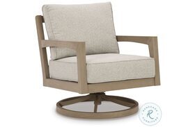 Hallow Creek Driftwood Outdoor Swivel Lounge Chair