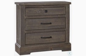 Meadow Distressed Weathered Gray Nightstand