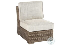 Beachcroft Beige Outdoor Armless Chair