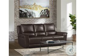 Wylde Pantera Dark Brown Power Reclining Sofa