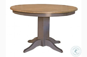 Port Townsend Grey And Seaside Pine 48" Round Dining Table