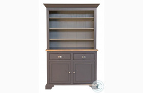 Port Townsend Grey And Seaside Pine Buffet with Hutch