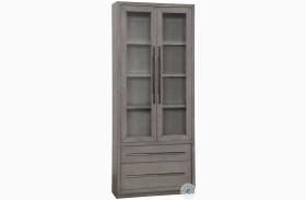 Pure Modern Soft Moonstone Glass Door 36" Cabinet