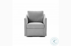 Aiden Gray Swivel Accent Chair