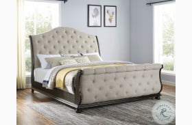 Rhapsody Upholstered Sleigh Bed
