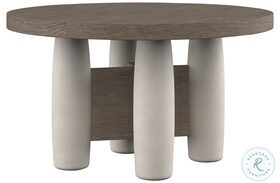 Casa Paros Playa And Bedrock Faux Concrete Extendable Dining Table
