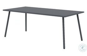Roma Gray Outdoor Dining Table
