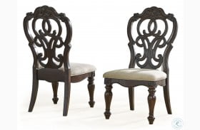 Royale Beige Side Chair Set Of 2
