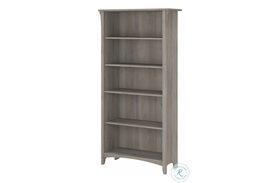 Salinas Driftwood Gray 5 Shelf Tall Bookcase