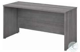 Studio C Platinum Gray 60" Credenza Desk