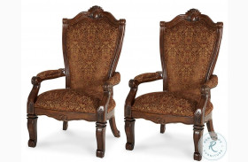 Windsor Court Fabric Arm Chair Set of 2