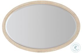 Nouveau Chic Sandstone Oval Mirror