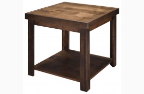 Sausalito Whiskey Finish End Table