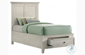 San Mateo Youth Footboard Storage Bed With Deck
