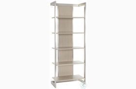 Axiom Linear Grey And Brushed Silver Etagere