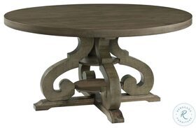 Stanford Gray Round Dining Table