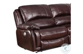 Denver Brown LAF Power Recliner with Power Headrest And Footrest