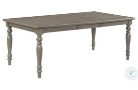 Fairwood Soft Gray Extendable Dining Table