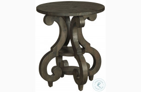 Bellamy Deep Weathered Pine Accent End Table