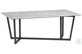 Wren Industrial And Black Metal Cocktail Table