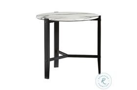 Rowen Chantilly White End Table