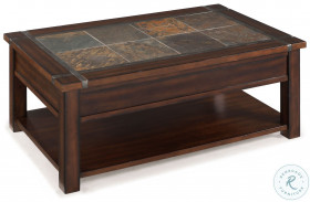 Roanoke Rectangular Lift Top Casters Cocktail Table