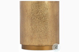 Audra Gold Round Accent Table