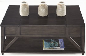 Consort Distressed Midnight Lift-Top Cocktail Table