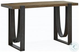 Bowden Rustic Honey And Distressed Iron Rectangular Sofa Table