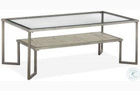 Bendishaw Coventry Grey and Zinc Rectangular Cocktail Table