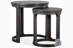 Boswell Peppercorn Round Nesting Tables