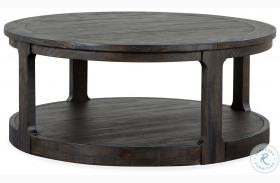 Boswell Peppercorn Round Cocktail Table