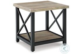 Bristenfort Brown And Black End Table
