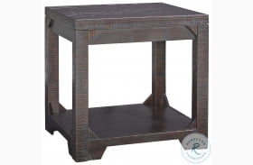 Rogness Rustic Brown Rectangular End Table