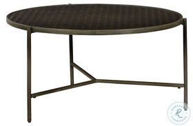 Doraley Brown And Grey Round Cocktail Table