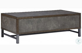 Derrylin Brown And Gray Lift Top Coffee Table