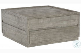 Krystanza Weathered Gray Lift Top Coffee Table