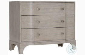 Albion Pewter 3 Drawer 36" Nightstand
