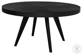 Parq Black 60" Round Dining Table