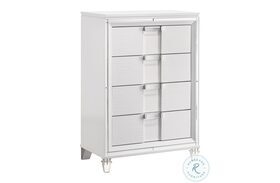 Charlotte Youth White 5 Drawer Chest