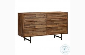 Bushwick Brown Wooden Dresser