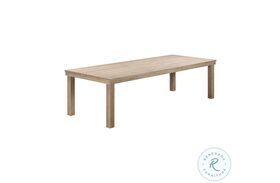 Cassie Natural 108" Rectangular Outdoor Dining Table